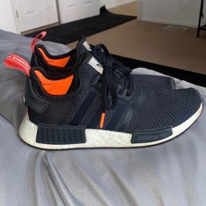 Black white orange adidas NMD